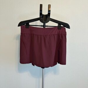 ANTONIO MELANI Deep Red Women's Skort